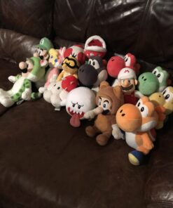 Little Buddy 1390 Super Mario All Star Collection 7" Orange Yoshi Plush 23 B1pBDda6QpS
