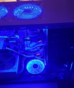 Conisy Silent Series 120mm Case Fan for Computer Case, RGB LED Quiet PC Fans with 4pin Molex & 3pin Motherboard Connector (Single Pack) Blue 27 B1pIduWfsS 1