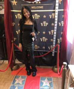 Beistle Red Rope Stanchion Set Awards Night Decorations, VIP Party, Red/Bronze (Plastic) 25 B1qHQcHqxNS