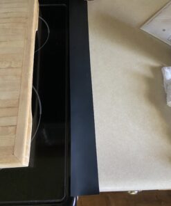 CozyKit Silicone Kitchen Stove Counter Gap Cover Long & Wide Gap Filler (2 Pack) Seals Spills Between Counters, Stovetops, Washing Machines, Oven, Washer, Dryer - Heat-Resistant and Easy Clean (Black) Black 31 B1qMGtTlmYS