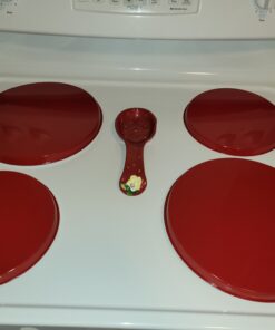 Reston Lloyd Electric Stove Burner Covers, Set of 4, Red 31 B1qafRtBf5S