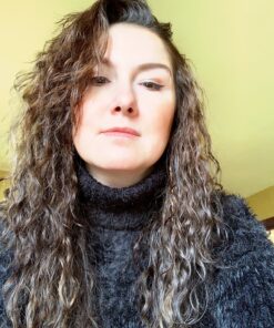 Ionic Hair Straightener Brush Upgrade 2.0,GLAMFIELDS Electrical Heated Hair Straightening with Faster Heating, MCH Ceramic Technology, Auto Temperature Lock, Anti Scald, Heat Resistant Glove(Black-01) Black 60 B1rC1ttvTS