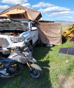 DOKIO 160W 18V Portable Solar Panel Kit (ONLY 9lb) Folding Solar Charger with 2 USB Outputs for 12v Batteries/Power Station AGM LiFePo4 RV Camping Trailer Car Marine…… 57 B1rWD jNDZS