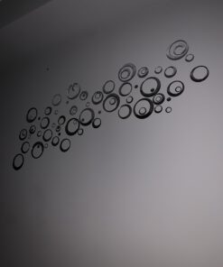 aooyaoo Circle Mirror DIY Wall Sticker Wall Decoration 24pcs Grey 49 B1s5MVGi6mS