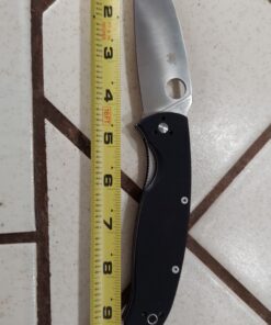 Spyderco Resilience Folding Pocket Knife with 4.20" 8Cr13MoV Stainless Blade and G-10 Handle - PlainEdge - C142GP 52 B1sEkVB2D0S