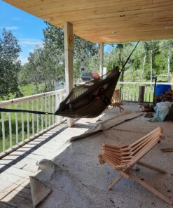 COVACURE Camping Hammock with Net - Lightweight Double Hammock 2 * 10ft Straps, Portable Hammocks, Camping Accessories for Outdoor, Hiking, Camping, Backpacking, Travel, Beach Green 33 B1sHcaxlnGS