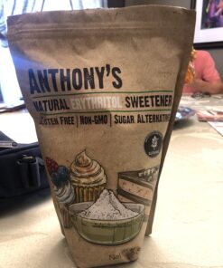 Anthony's Erythritol Granules, 2.5 lb, Non GMO, Sweetener, Keto & Paleo Friendly Regular 2.5 Pound (Pack of 1) 27 B1sv6IarkuS 5