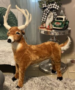 Melissa & Doug Giant Deer - Lifelike Stuffed Animal (over 3 feet long) 31 B1svcg1dfKS 1