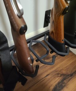 Hold Up Displays - Gun Rack and Rifle Storage Holds 6 Winchester Remington Ruger Firearms and More - Heavy Duty Steel - Made in The USA 1 Pack 32 B1sywCGToqS