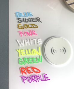Vaci 10 Multicolored Liquid Chalk Markers | Erasable, Non-Toxic, Water-Based Pens | 6 mm Reversible Tips - Bullet & Chisel | On Chalkboards, Windows, Glass, Mirrors, Blackboards & More | Kids & Adults 10 Markers Set + Drawing Stencils 38 B1tEIp8PnHS