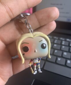 Funko POP Keychain: Suicide Squad - Harley Quinn Action Figure One Size Multi-colored 24 B1tR238nxdS