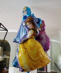 Princess Balloons for Birthday Party - Princess Birthday Decorations for Girls - Princess Party Decorations Birthday Balloons - Happy Birthday Princess Banner - Bundled by Jolly Jon 32 B1tkNsn5oQS