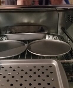 G & S Metal Products Company OvenStuff Personal Size 6-Piece Toaster Oven Set-Non-Stick Baking Pans, Easy to Clean and Perfect for Single Servings, Silver 51 B1tpyeTFuUS