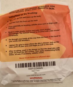 Dry Brushing Body Brush - Best for Exfoliating Dry Skin, Lymphatic Drainage and Cellulite Treatment - Organic Spa Exfoliator and Massage Scrub Brush with Natural Boar Bristles 1 Count (Pack of 1) 38 B1u5BUOTDBS