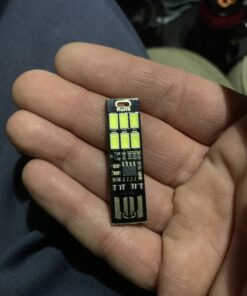 Yitee 5pcs LED Circuit Boards USB Light Keychain Super Bright 6 LEDs Mini USB Light Lamp with Smart Touch Electrodeless Dimming Switch for Laptop Keyboard Light(Pure White), Qty:5 6-LED Touch Dimmer Switch(5pcs) 42 B1uGEAZfRiS