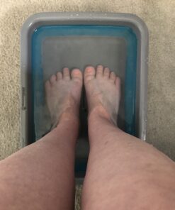 Wakeman Outdoors Collapsible Multiuse Wash Bin- Portable Wash Basin/Dish Tub/Ice Bucket with 10 L Capacity for Camping, Tailgating, More Blue 1 Pack Outdoor 49 B1vp1gEfoFS