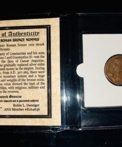 Constantine the Great - Imperial Roman Empire Bronze Coin with Certificate of Authenticity 20 B1vpkLzr3RS