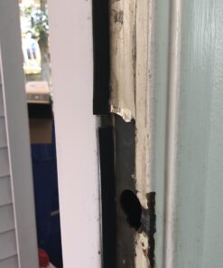 MAGZO Weather Stripping Door Seal, 1/2 Inch Wide X 1/8 Inch Thick Adhesive Foam Tape Soundproof Weatherstripping for Windows, 3 Rolls Total 50FT Black 1/2in * 1/8in * 50FT 40 B1w7o9Gp7DS