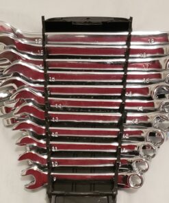 Performance Tool W1069 22-Piece SAE and Combination Metric Wrench Set with Organizer Rack SAE/Metric Combo Wrench Set (22pc) 31 B1xlS68dK9S