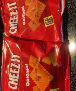 Cheez-It Cheese Crackers, Baked Snack Crackers, Lunch Snacks, Original (40 Packs) 1 Ounce (Pack of 40) 38 B1xltOehuS