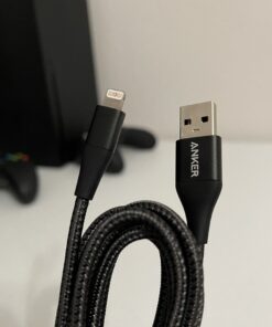 Anker Powerline+ II Lightning Cable (6ft), MFi Certified for Flawless Compatibility with iPhone Xs/XS Max/XR/X / 8/8 Plus / 7/7 Plus / 6/6 Plus / 5 / 5S and More(Black) 6ft Black 35 B1xtN9Pm8mS