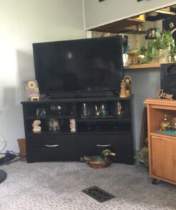 Sauder Beginnings TV Stand with Drawers, For TV's up to 46", Cinnamon Cherry finish 41 B1xxYpYhD1S