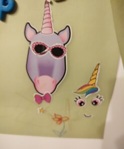 24 Make A Unicorn Stickers for Kids - Great Unicorn Theme Birthday Party Favors - Fun Craft Project for Children 3+ - Let Your Kids Get Creative & Design Their Favorite Unicorn Stickers 21 B1ypJkJUQdS
