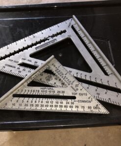 SWANSON Tool Co., Inc SW1201K Value Pack 7 inch Speed Square and Big 12 Speed Square (without layout bar) ships with Blue Book Speed Square 3 Piece Value Pack 35 B1yrUZwss4S