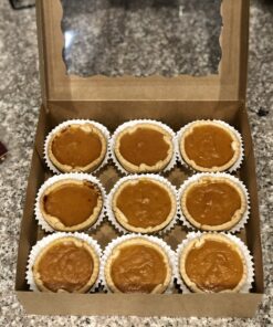 ONE MORE 9inch Brown Bakery Pie Boxes,Large Kraft Cookie Boxes with PVC Window Natural Disposable box 9x9x2.5inch,12 of Pack 62 B1zCxhcan5S