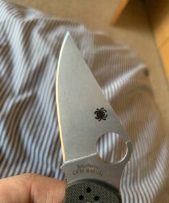 Spyderco Para 3 Signature Folding Utility Pocket Knife with 2.95" Stainless Steel Blade and G-10 Handle - Everyday Carry - PlainEdge - C223GP 37 B1zjSmXs0cS