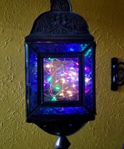 YIHONG 2 Set Multicolor Christmas Fairy Lights Battery Operated,16.4FT 50 LED String Lights, 8 Modes Portable Twinkle Firefly Lights Remote Timer for Bedroom Garden Party Decoration 21 C1 JT9NhZuS
