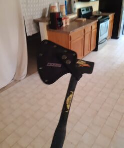 Estwing Special Edition Camper's Axe - 16" Hatchet with Forged Steel Construction & Shock Reduction Grip - E44ASE, Black-Special Edition 16" (Inches) Special Edition 15 C1 ZmxMlP1S