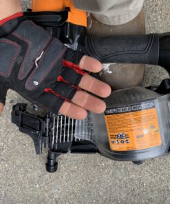 Freeman PCN65 Pneumatic 15 Degree 2-1/2" Coil Siding Nailer with Adjustable Metal Belt Hook Gun 37 C1 nUSLdlzS