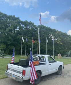 Made in USA Flags Co. - Heavy-Duty Commercial Grade American Flag with PolyMax Polyester, Sewn Stripes, Embroidered Stars & Solid Brass Grommets - Fade-Resistant, All-Weather Flag (3’x5’) 3 by 5 foot 36 C10mfmBLe S
