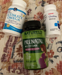 NATURELO Prenatal Multivitamin with Gentle Chelated Iron, Methyl Folate, Plant Calcium & Choline - Vegan, Vegetarian - Non-GMO - Gluten Free - 180 Capsules - 2 Month Supply 180 Count (Pack of 1) 39 C11vzz29IpS