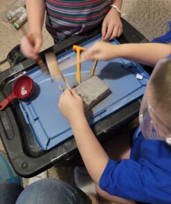 Discovery Kids Gemstone Dig Stem Science Kit by Horizon Group Usa, Excavate, Dig & Reveal 11 Real Gemstones, Includes Goggles, Excavation Tools, Streak Plate, Magnifying Glass & More 47 C12d1pPCJLS