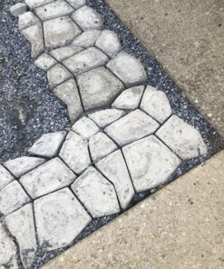 Walk Maker, Pathmate Stone Moldings Paving Pavement Concrete Molds Stepping Stone Paver Walk Way Mold for Patio, Lawn & Garden(Big Size:16.9 x 16.9 x 1.6 inch) Big Size:16.9 x 16.9 x 1.6 inch 37 C12dLilvIwS 1
