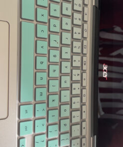 Keyboard Cover for Acer Chromebook Spin 11 311 CP311 C738T 511/Chromebook Spin 512 12"/Chromebook Spin 713 CP713 13.5/Chromebook CB3 CB5 11.6/Chromebook 14 CB3 CP5/Chromebook 15 CB5-571 CB3-531/532 Gradual Mint Green 21 C12gq1okvTS