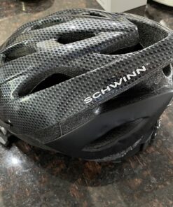 Schwinn Thrasher Adult Bike Helmet, Lightweight Microshell, Men and Women, Dial Fit Adjustment, LED and Non-Lighted Options, Suggested Fit 58-62 Cm Black 73 C13AZW0eQGS