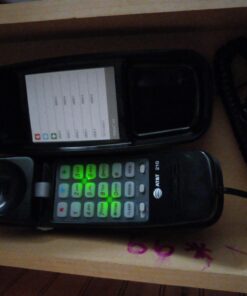 AT&T 210 Basic Trimline Corded Phone, No AC Power Required, Wall-Mountable, Black 49 C13KqnNhWES