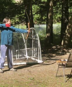 TIGER ARCHERY 30Inch Carbon Arrow Practice Hunting Arrows with Removable Tips for Compound & Recurve Bow(Pack of 12) Orange White 28 C13arU4IVnS