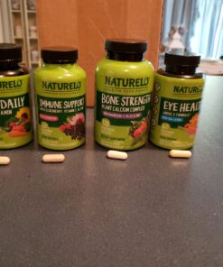 NATURELO One Daily Multivitamin for Women - Energy Support - Whole Food Supplement to Nourish Hair, Skin, Nails - Non-GMO - No Soy - Gluten Free - 60 Capsules - 2 Month Supply 60 Count (Pack of 1) 31 C13j5JVbB9S