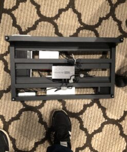 Donner Guitar Pedal Board Case DB-3 Aluminium Pedalboard 20'' x 11.4'' x 4'’ with Bag 20" x 11.4" x 4" 43 C13oMX9WxJS