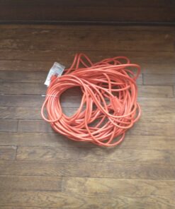 Amazon Basics 100-Foot 3-Prong Vinyl Indoor/Outdoor Extension Cord - 10 Amps, 1250 Watts, 125 VAC - Orange 100 ft 27 C13sKJYeuFS