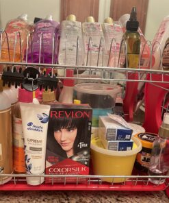 2 Tier Dish Drainer, By Home Basics (Red) Dish Rack For Kitchen Counter, With Cutlery Holder and Cup Slots Red 34 C14EuTLVobS