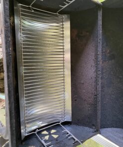 Votenli P0350H (1-Pack) 27 inches Steel Ash Pan with Wire Grate for Chargriller Charcoal Grill 1224, 1324, 2121, 2222, 2727, 2828, 2929, Chargriller 200048,Charbroil 1730205 (27 x 13 1/4) 27 C14RnyfT7GS