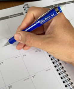 Pentel® Twist-Erase® III Mechanical Pencils, 0.7mm, Assorted Barrel Colors, Pack Of 2 Pencils Single 0.7mm 2 pencils + 2 Eraser Black 25 C14RrBGDUgS