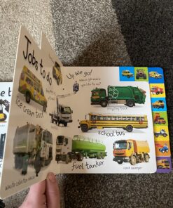 Tabbed Board Books: My First Trucks and Diggers: Let's Get Driving! (My First Tabbed Board Book) 52 C14YZdqCbrS