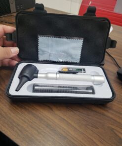 【Lifetime Warranty】4th Generation Doctor Mom LED Pocket Pro Otoscope with both Adult and Pediatric Disposable Specula Tips, Battery, and Protective Hard Plastic Case 33 C15blnSnzxS