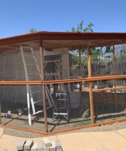 AMAGABELI GARDEN & HOME Hardware Cloth 1/2 inch 48inx100ft Galvanized After Welding 19 Gauge Square Chicken Wire Fence Mesh Roll Raised Garden Bed Plant Supports Poultry Netting Cage Snake Fence JW008 1/2inch 48inx100ft 37 C15omo7eF4S 2